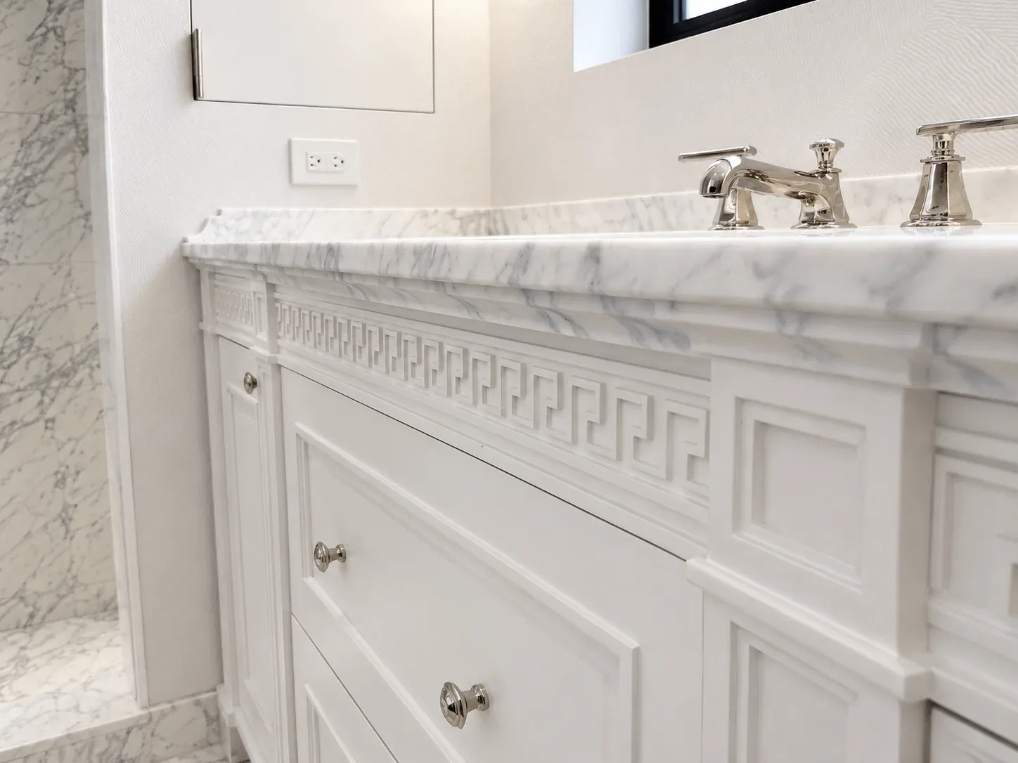 Luxury marble bathroom installation by IPA Stone